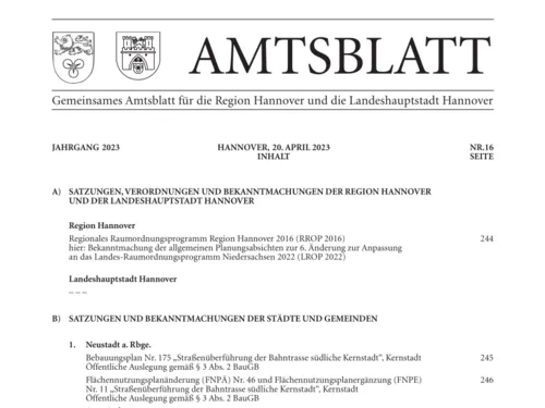 Erste Seite Amtsblatt